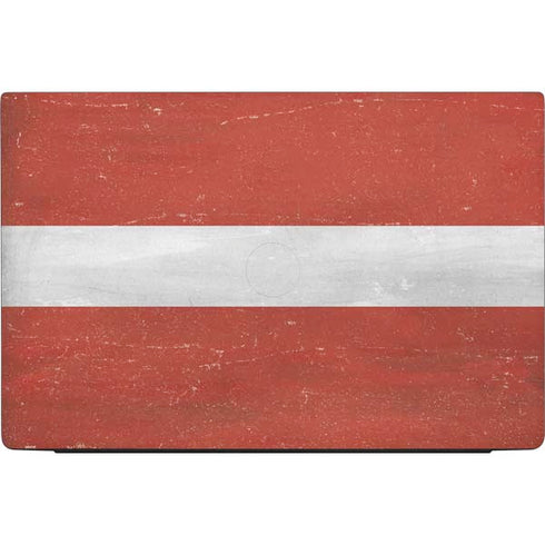Latvia Flag Distressed Dell Vostro Skin